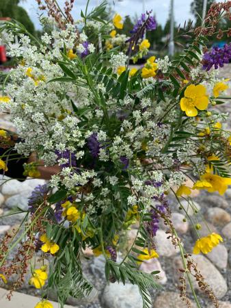 En bukett sommarblommor